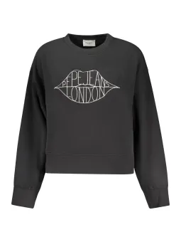 Pepe Jeans Damen Sweatshirt Schwarz mieten - Flex-Fashion