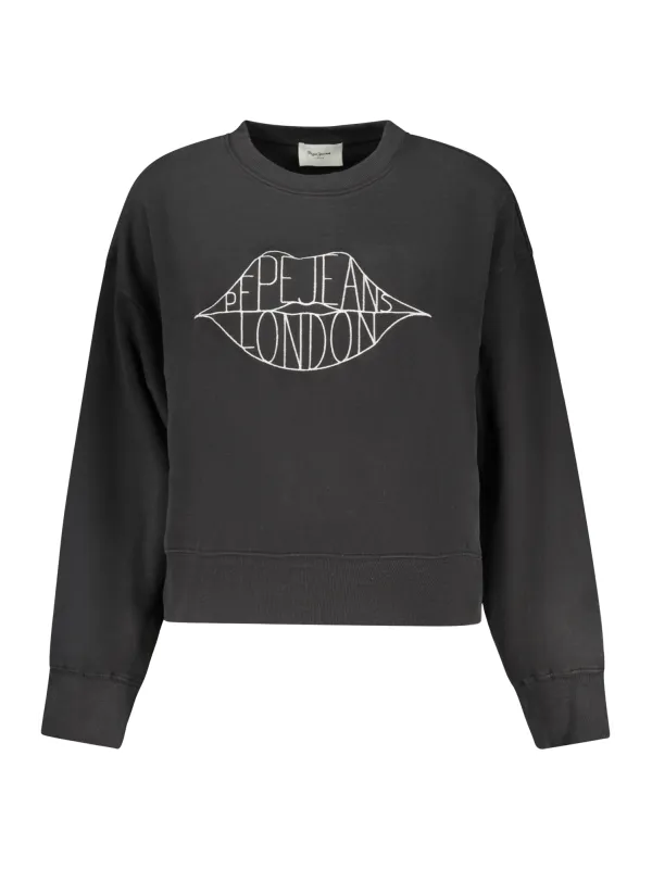 Pepe Jeans Damen Sweatshirt Schwarz mieten - Flex-Fashion