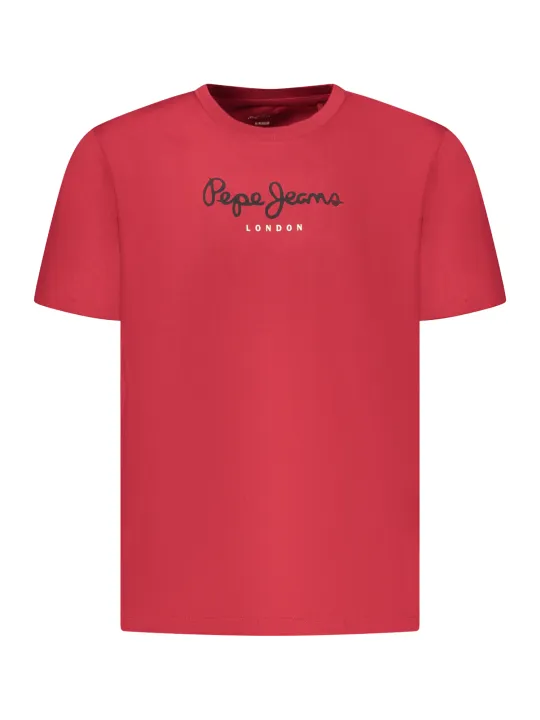 Pepe Jeans Herren T-Shirt Rot mieten - Flex-Fashion Verleih