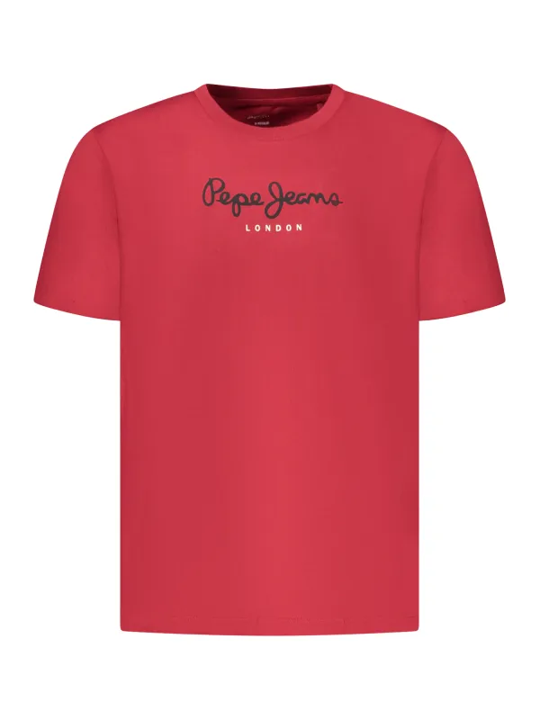 Pepe Jeans Herren T-Shirt Rot mieten - Flex-Fashion Verleih