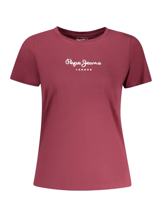 Pepe Jeans Damen T-Shirt XS Rot mieten bei Flex-Fashion