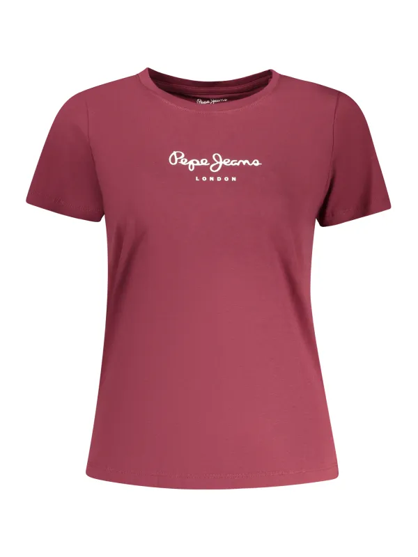 Pepe Jeans Damen T-Shirt XS Rot mieten bei Flex-Fashion