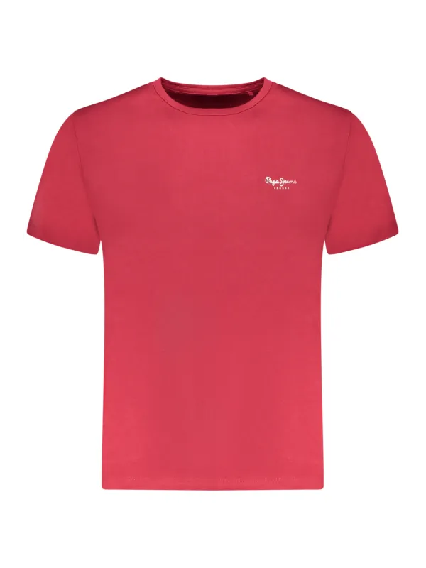 Pepe Jeans Herren T-Shirt Rot mieten | Flex-Fashion Verleih