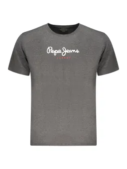 Pepe Jeans Herren Kurzarm-T-Shirt Grau | online kaufen