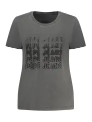 Pepe Jeans Damen T-Shirt Schwarz mieten | Flex-Fashion Verleih