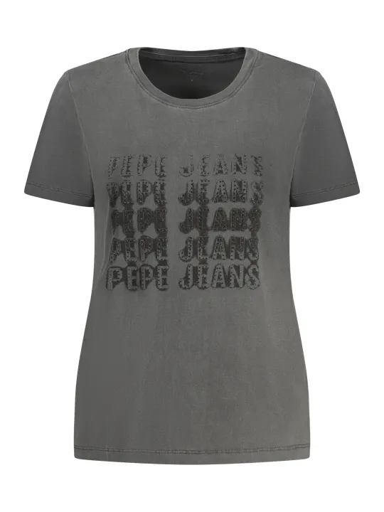 Pepe Jeans Damen T-Shirt Schwarz mieten | Flex-Fashion Verleih