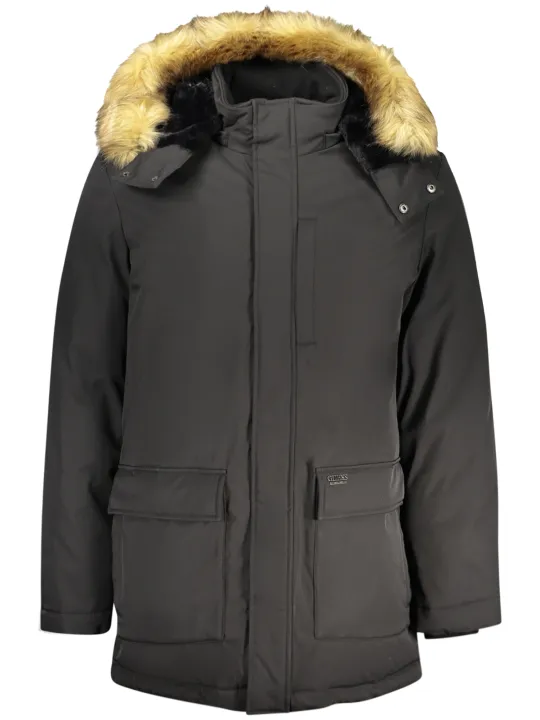 GUESS JEANS Herren Jacke Schwarz mieten - Flex-Fashion Verleih