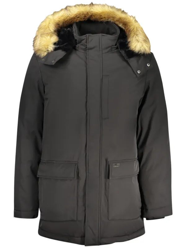 GUESS JEANS Herren Jacke Schwarz mieten - Flex-Fashion Verleih