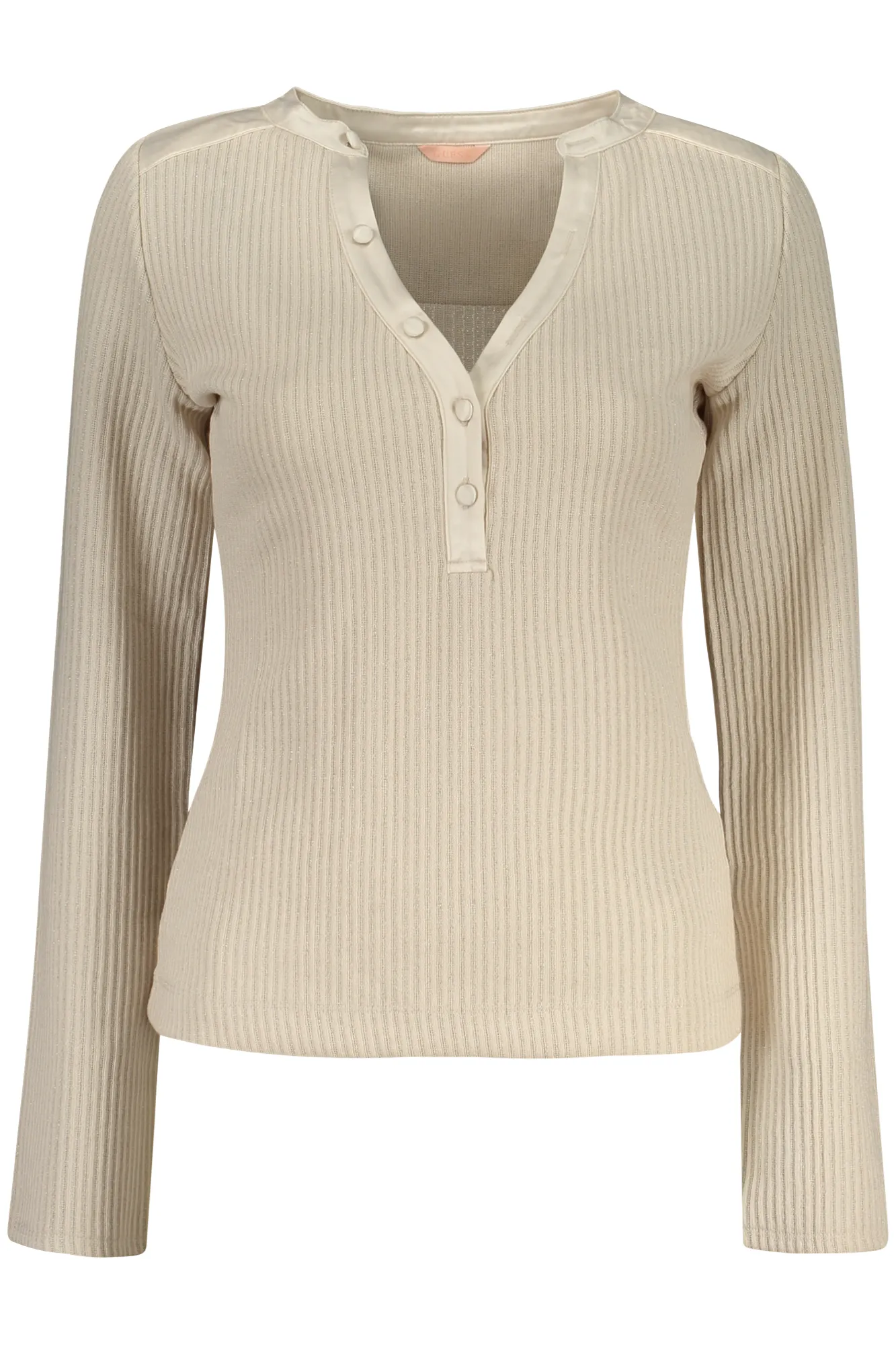 Damen V-AUSSCHNITT-PULLOVER Beige W5BP15K1162_BEA14H