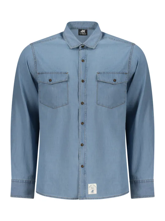 Mieten Sie das U.S. GRAND Herrenhemd in Hellblau - Flex-Fashion
