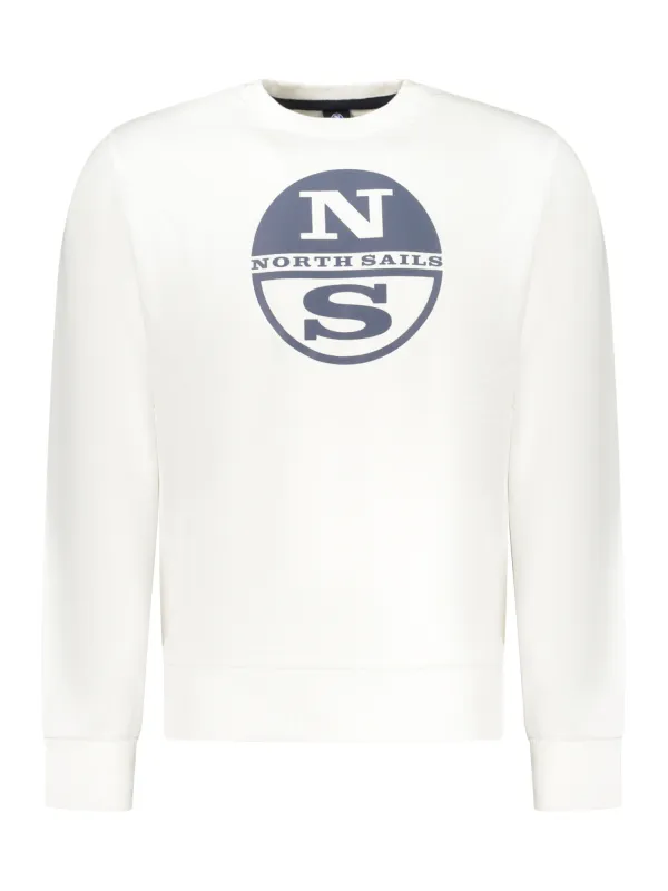 North Sails Herren Sweatshirt mieten – Weiß, S-3XL, Flex-Fashion