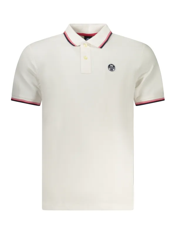 North Sails Herren Poloshirt in Weiß mieten - Flex-Fashion