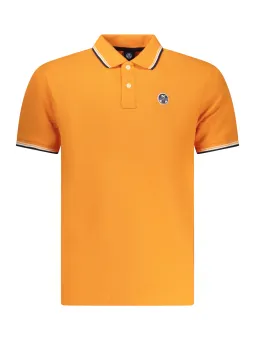 North Sails Herren Poloshirt Orange mieten | Flex-Fashion