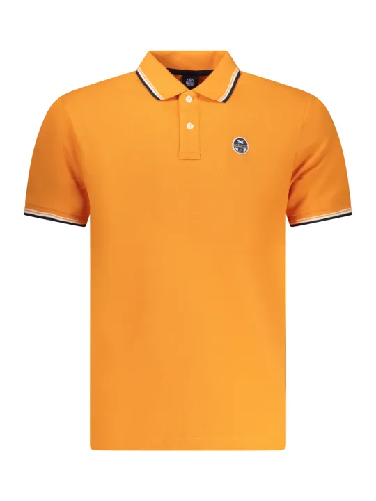 North Sails Herren Poloshirt Orange mieten | Flex-Fashion