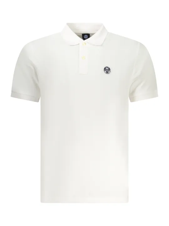 North Sails Herren Poloshirt Weiß mieten | Flex-Fashion Verleih