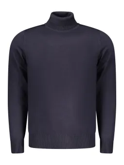 COVERI MOVING Herren ROLLKNOPFPULLOVER Blau | online kaufen