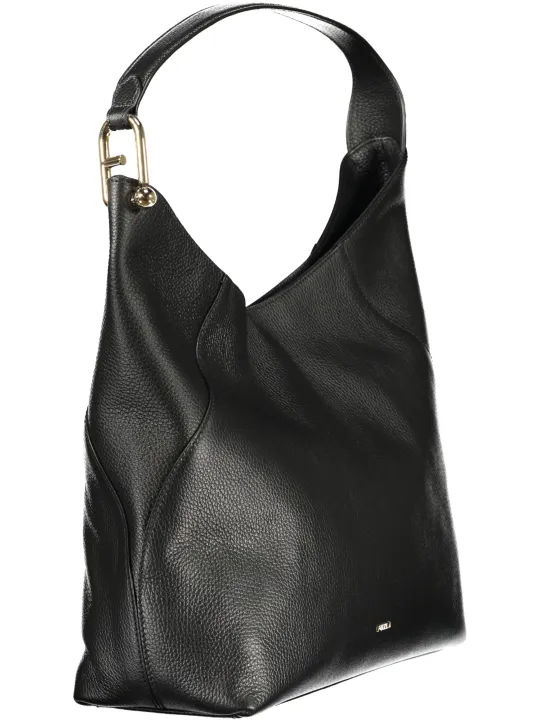 Miete die exklusive Furla Schultertasche in Schwarz - Flex-Fashion