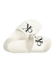 Calvin Klein Herren Pantoletten Größe 44 weiß leihen - Flex-Fashio