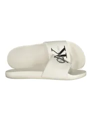 Calvin Klein Herren Pantoletten Größe 44 weiß leihen - Flex-Fashio