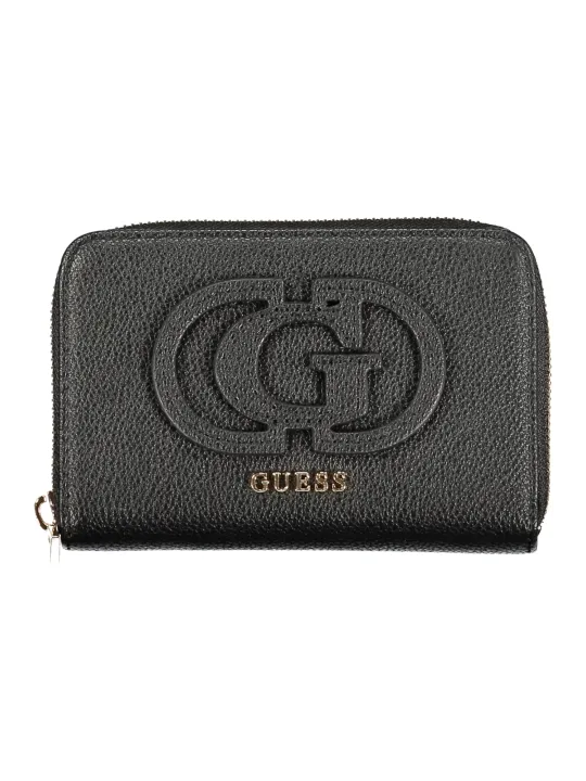 GUESS JEANS Damen Geldbörse mieten - Schwarz, UNI, Stilvoll