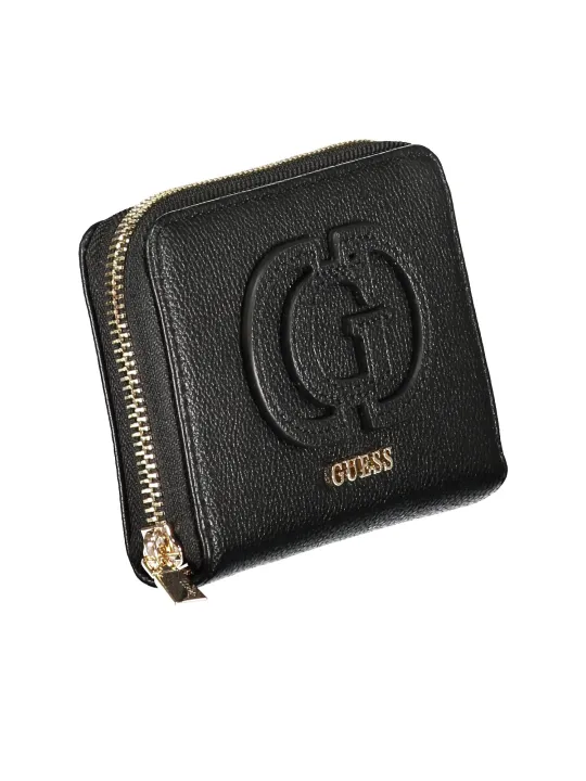 GUESS JEANS Damen Geldbörse mieten - Schwarz, UNI, Stilvoll