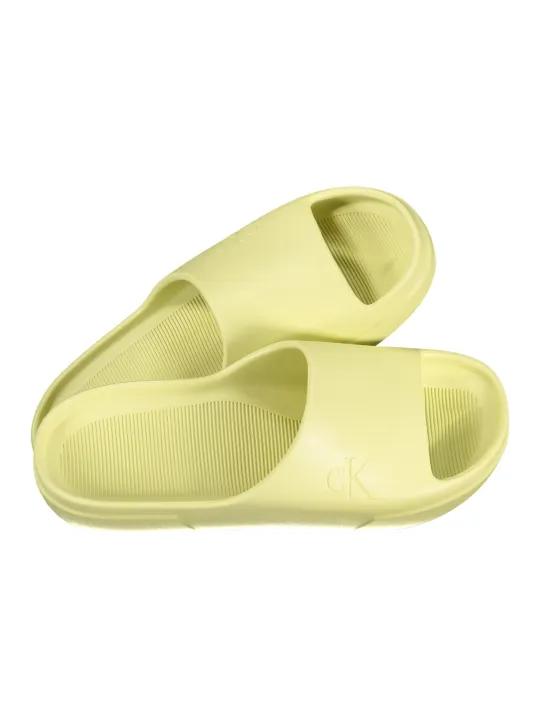 Calvin Klein Herren Pantoletten Gelb mieten | Flex-Fashion