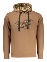 Brauner RIFLE Herren Hoodie mieten - Flex-Fashion Verleih