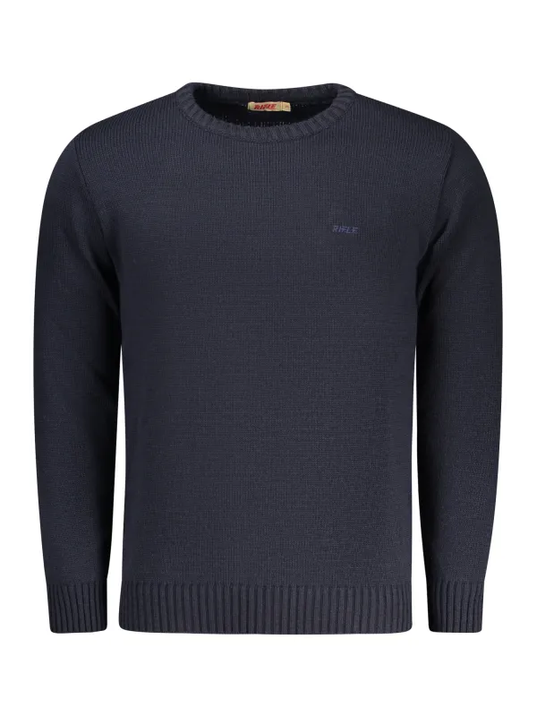 RIFLE Herren Pullover Mieten - Blau, Größe M, Made in Italien