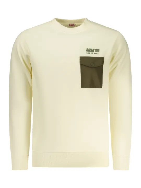 RIFLE Herren Sweatshirt Weiß mieten – Flex-Fashion Verleih