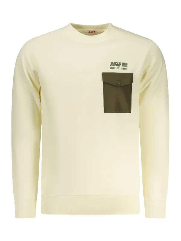 RIFLE Herren Sweatshirt Weiß mieten – Flex-Fashion Verleih