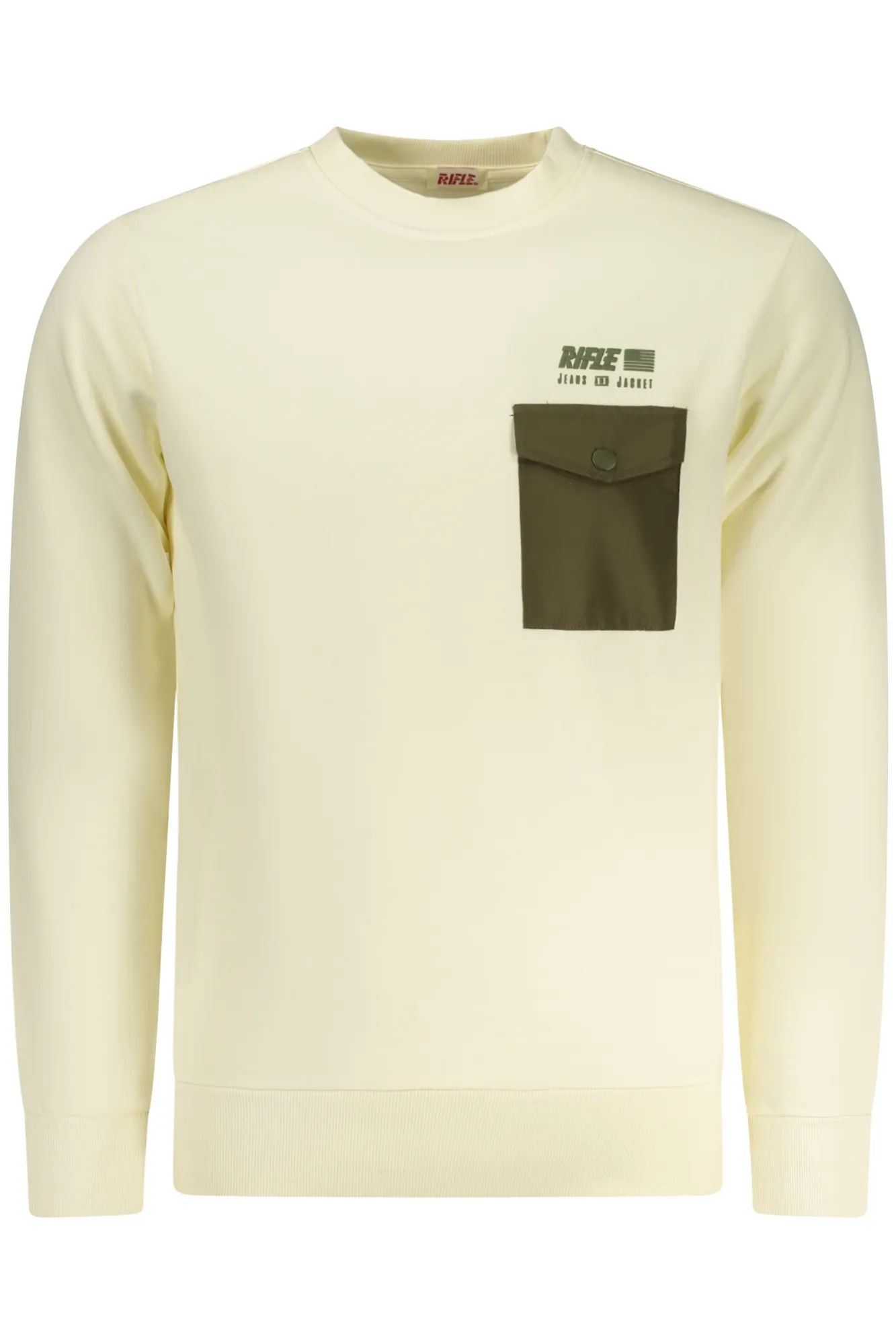 Herren Sweatshirt Weiß RFF410_BIOFFWHI