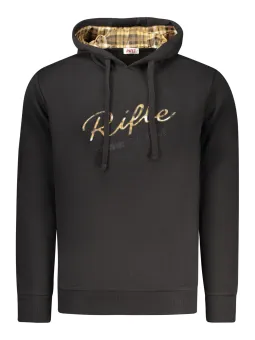 RIFLE Herren Hoodie Schwarz mieten – Flex-Fashion Verleih