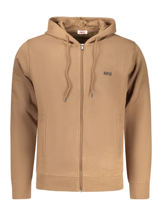 Brauner RIFLE Herren Hoodie mieten - Flex-Fashion Verleih
