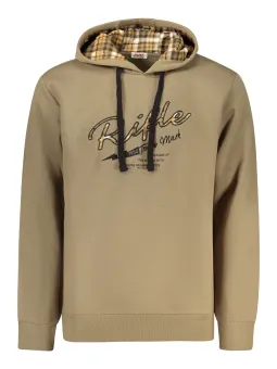 Brauner RIFLE Herren Hoodie XL mieten | Flex-Fashion Verleih