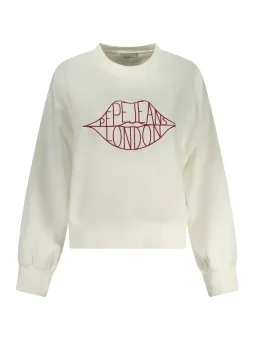 Pepe Jeans Damen Sweatshirt Weiß mieten | Flex-Fashion Verleih