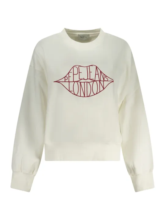 Pepe Jeans Damen Sweatshirt Weiß mieten | Flex-Fashion Verleih