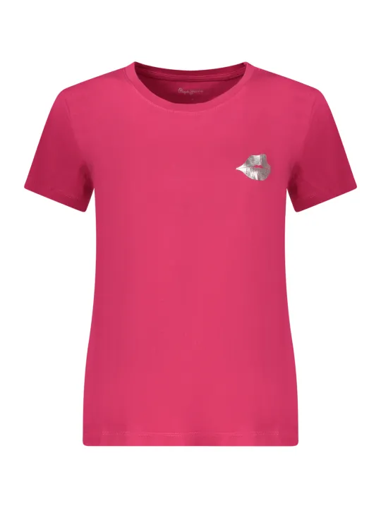 Pepe Jeans Damen T-Shirt Rot leihen – Flex-Fashion Verleih