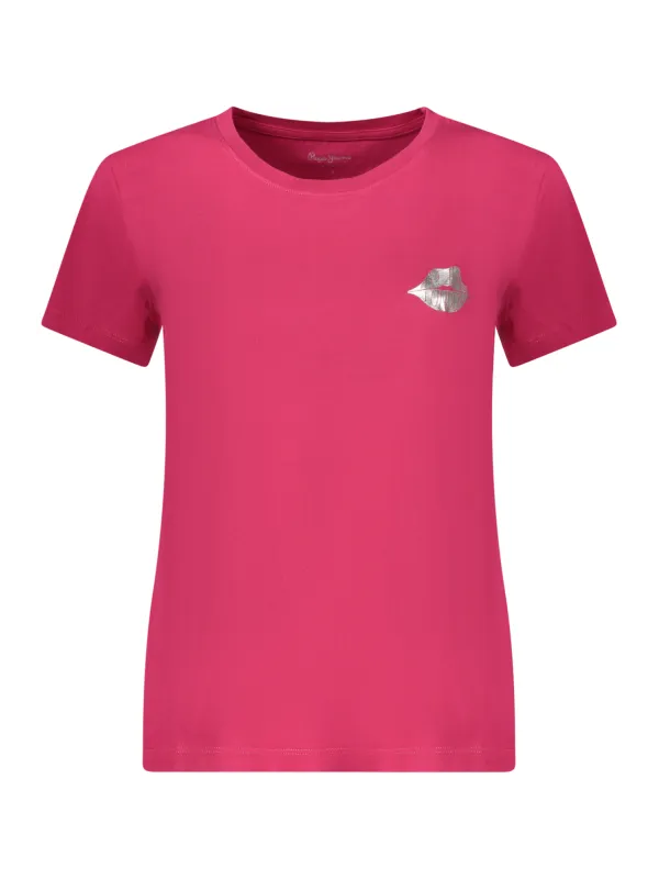 Pepe Jeans Damen T-Shirt Rot leihen – Flex-Fashion Verleih