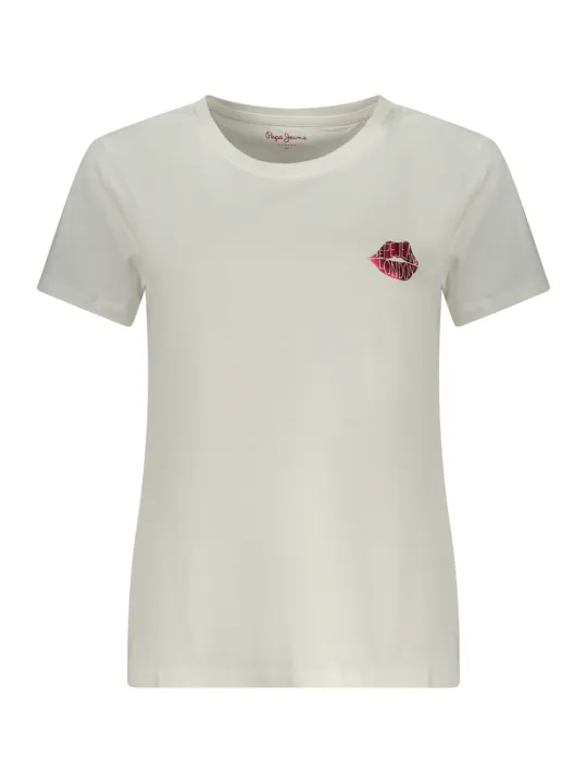 Pepe Jeans Damen T-Shirt Weiß mieten - Flex-Fashion Verleih
