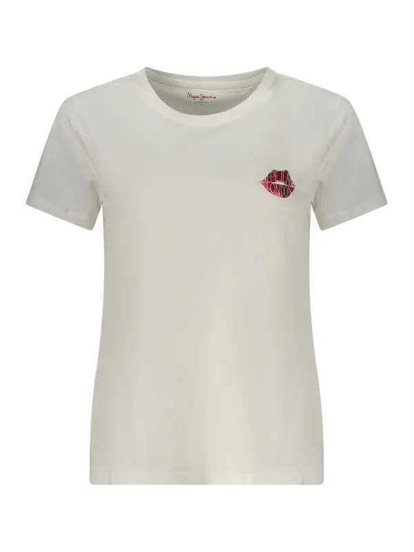 Pepe Jeans Damen T-Shirt Weiß mieten - Flex-Fashion Verleih
