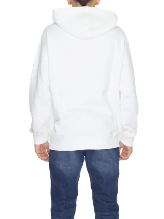 Weißer Unisex Kapuzenpullover Underclub 473529