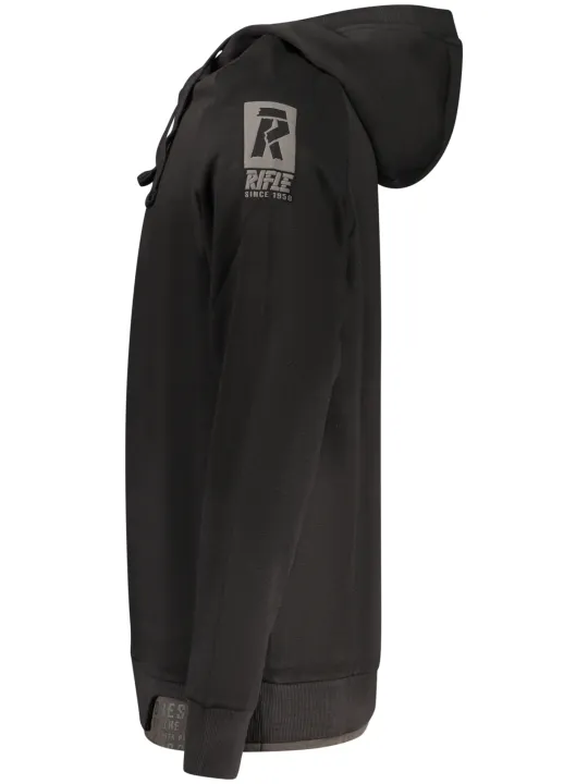 Mieten: RIFLE Herren Hoodie Schwarz – Flex-Fashion Verleih