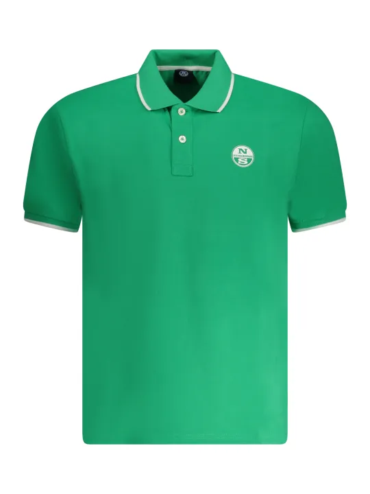 Grünes North Sails Poloshirt für Herren mieten bei Flex-Fashion