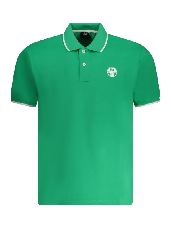 Grünes North Sails Poloshirt für Herren mieten bei Flex-Fashion