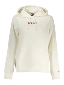 Tommy Hilfiger Damen Sweatshirt Weiß mieten - Flex-Fashion