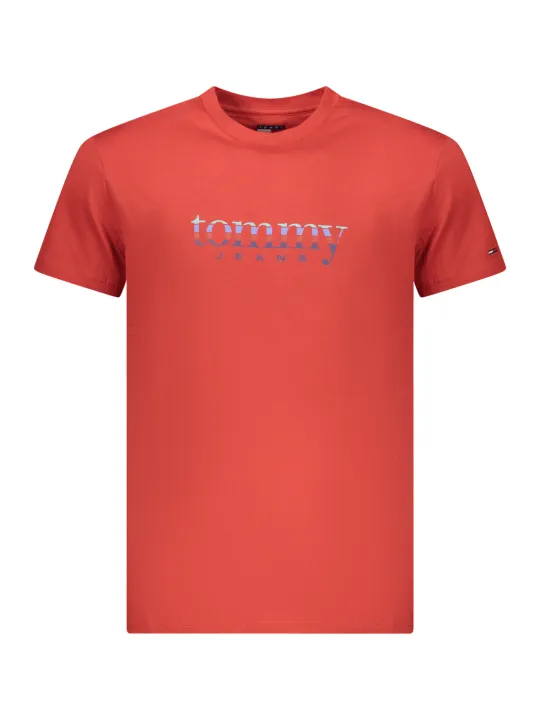 Miete Tommy Hilfiger Herren T-Shirt Rot in allen Größen