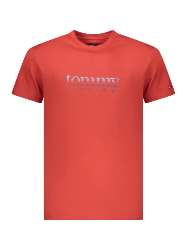 Miete Tommy Hilfiger Herren T-Shirt Rot in allen Größen