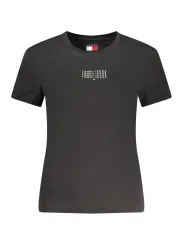 Tommy Hilfiger Damen T-Shirt Schwarz mieten - Flex-Fashion