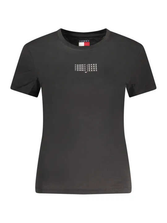 Tommy Hilfiger Damen T-Shirt Schwarz mieten - Flex-Fashion
