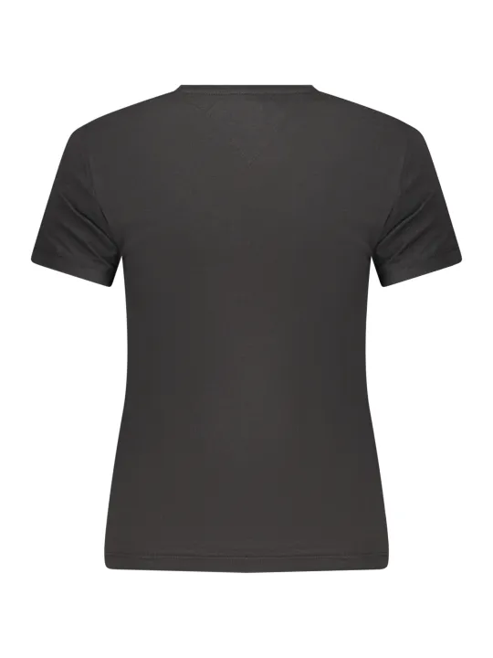 Tommy Hilfiger Damen T-Shirt Schwarz mieten - Flex-Fashion
